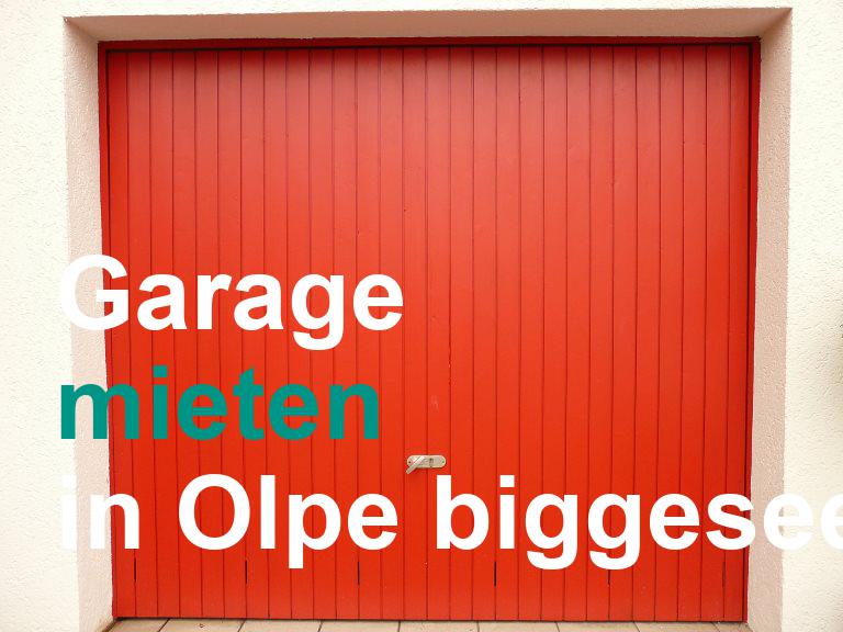 Garage mieten in Olpe biggesee